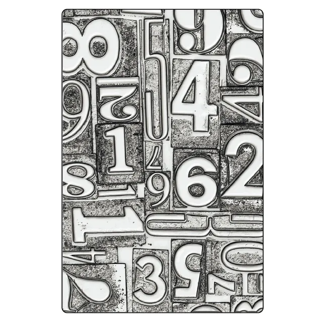 sizzix-3-d-texture-fades-pr-gefolder-numbered-a5-tim-holtz image 1