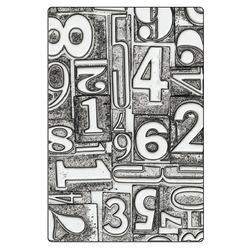 sizzix-3-d-texture-fades-pr-gefolder-numbered-a5-tim-holtz image 1