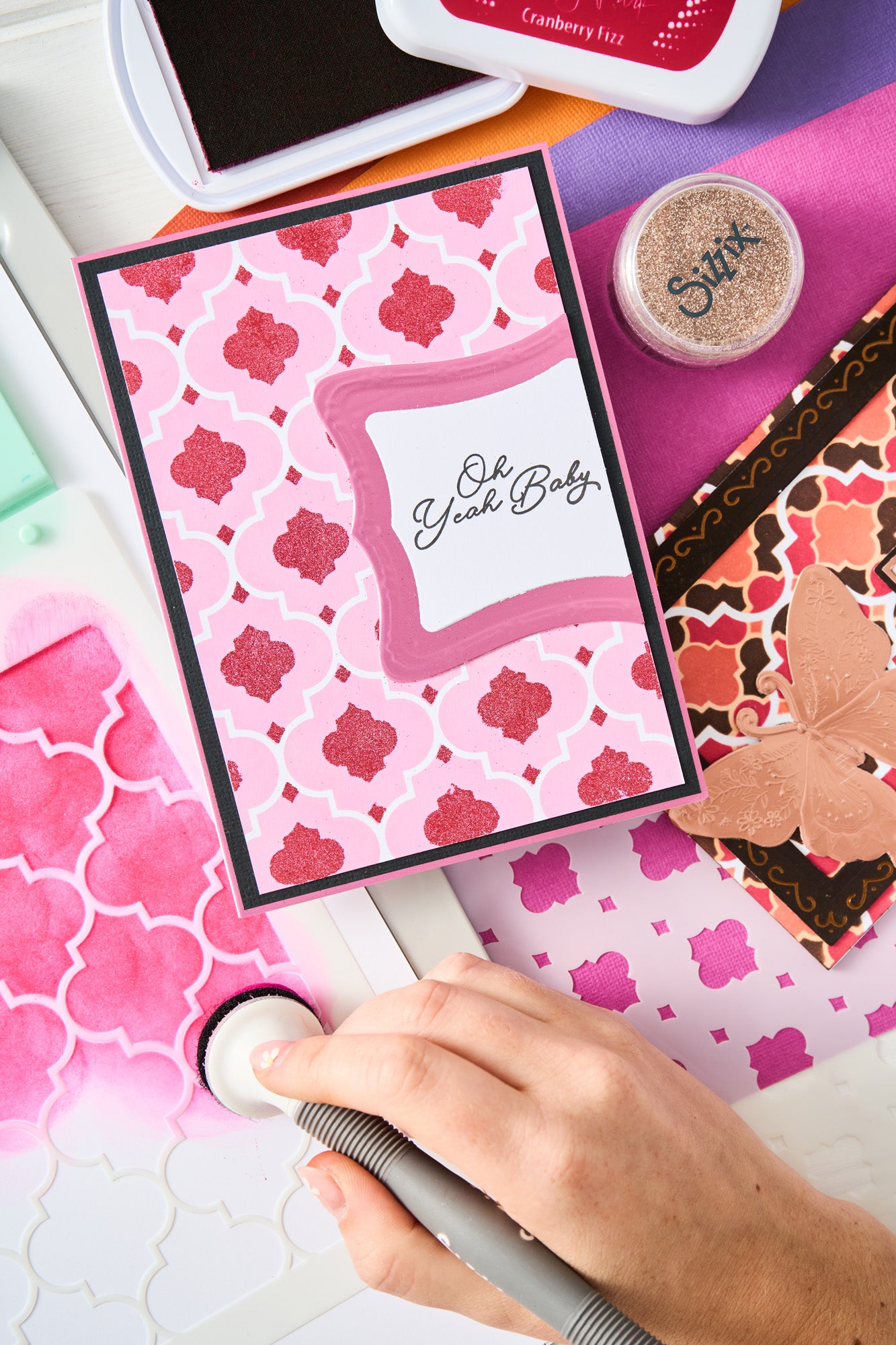 sizzix-textures-from-afar-2-schablonen-set-a6-4-tlg-geometrisch image 7