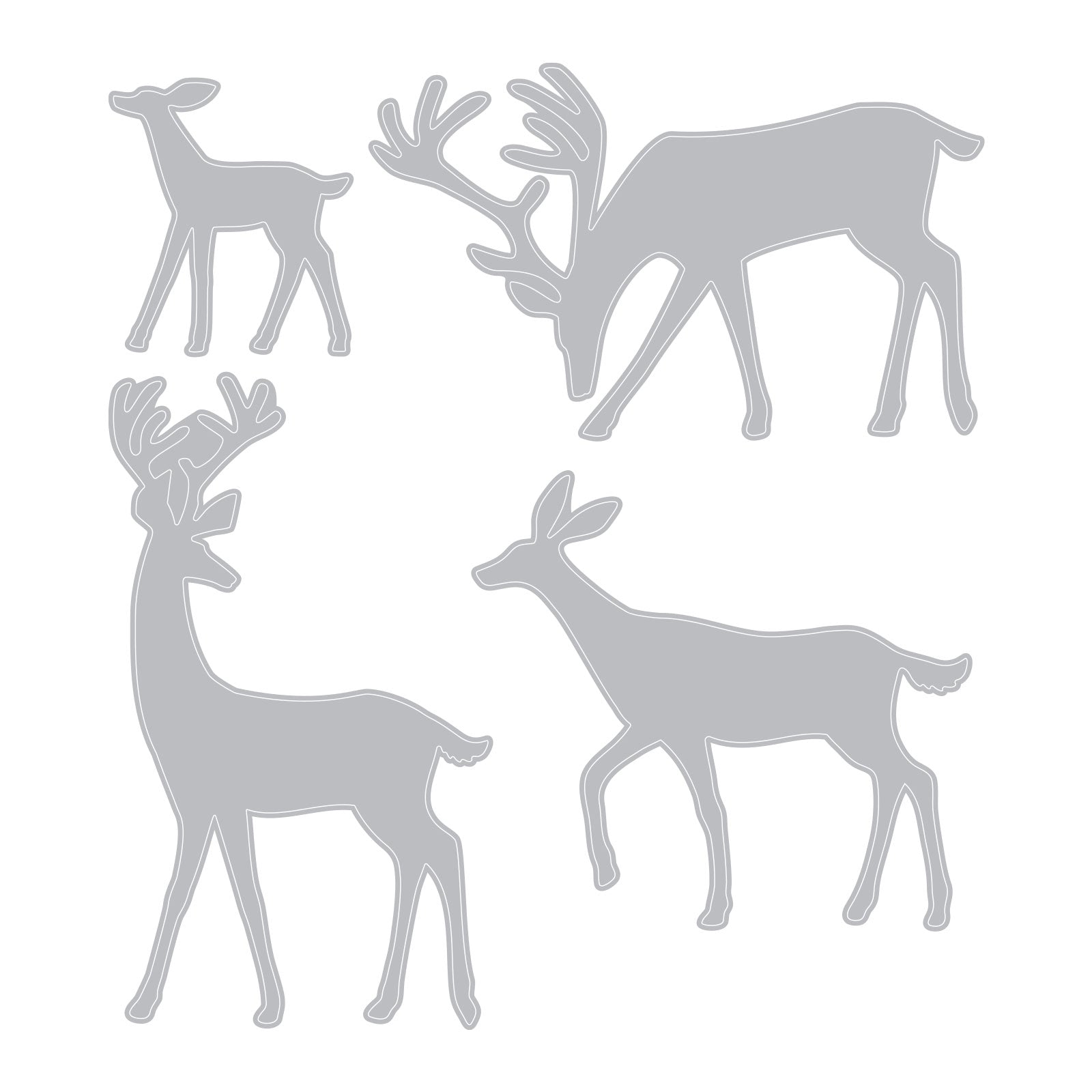 sizzix-thinlits-darling-deer-stanzform-4er-hirsch image 2