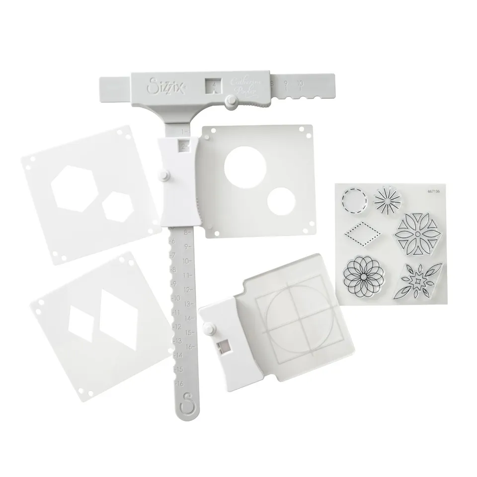 sizzix-print-pattern-tool-stempel-schablonen-zubeh-r-mit-set image 1
