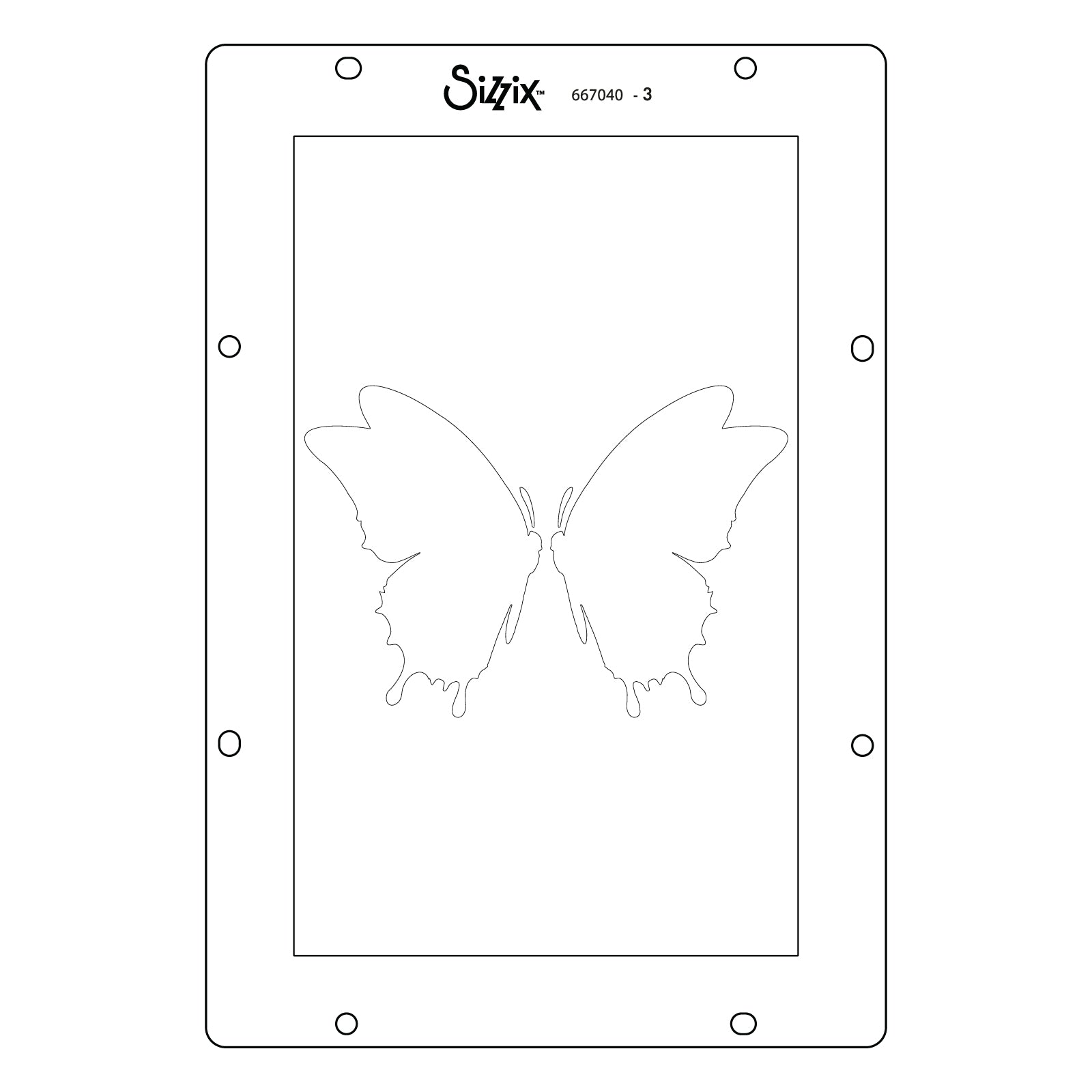 sizzix-studio-butterflies-schablone-4-tlg-schmetterling image 5