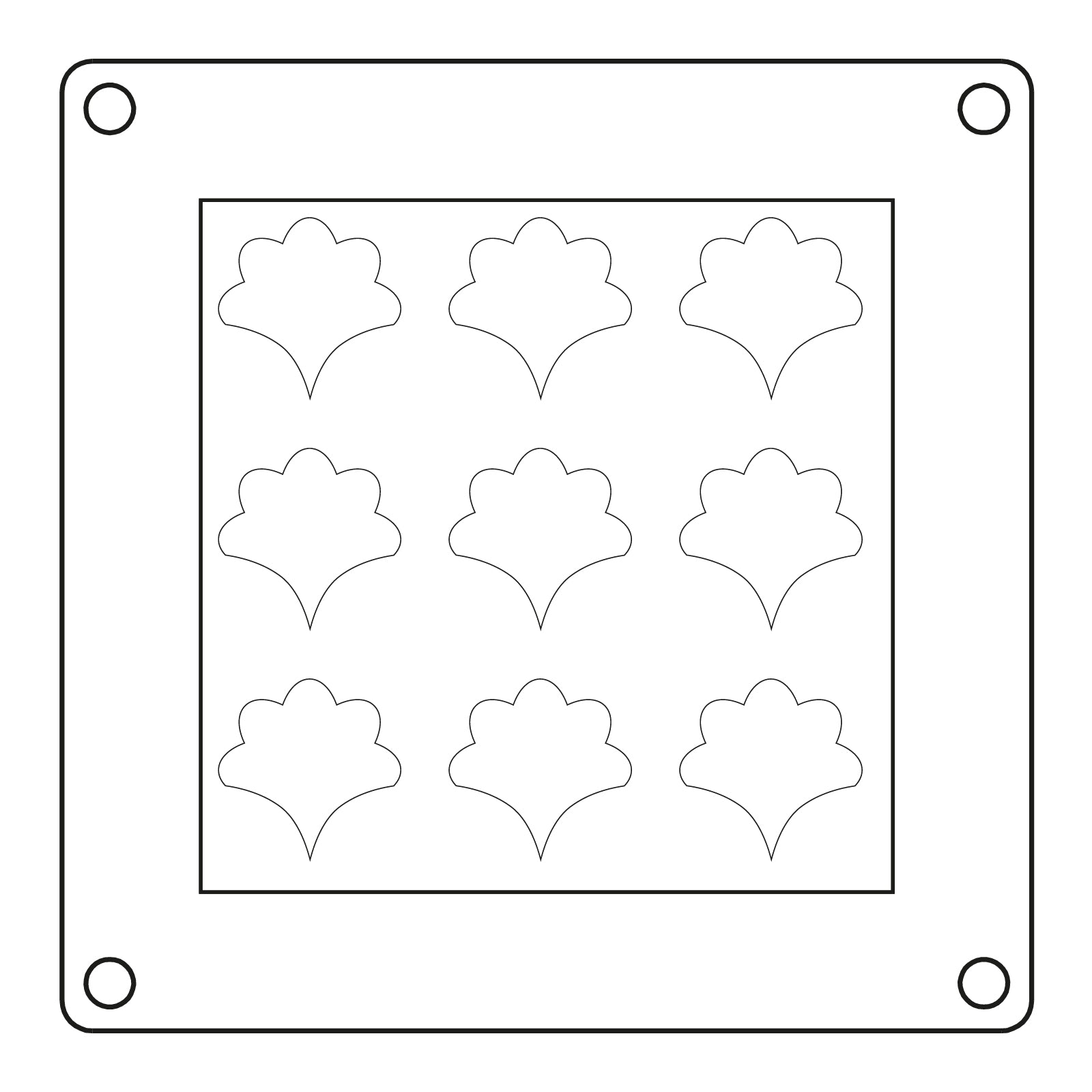 sizzix-layered-stencils-print-pattern-daisy-schablonen-4er image 5