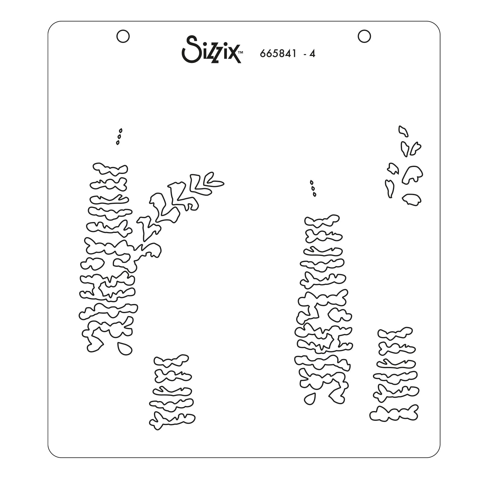 sizzix-layered-stencils-wildflower-border-schablone-4-tlg image 5