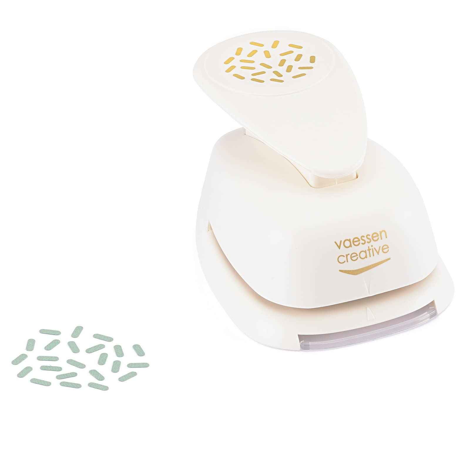 vaessen-creative-cut-easy-confetti-motivstanzer-4-8-cm-wei-gold image 2