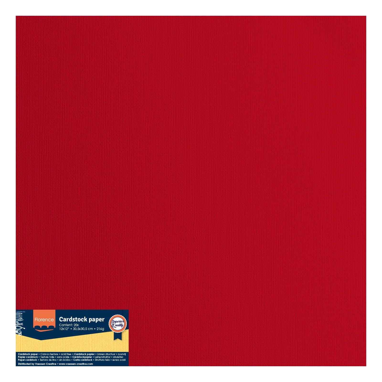 vaessen-florence-cardstock-papier-rot-30-5x30-5-216g-20-blatt image 6