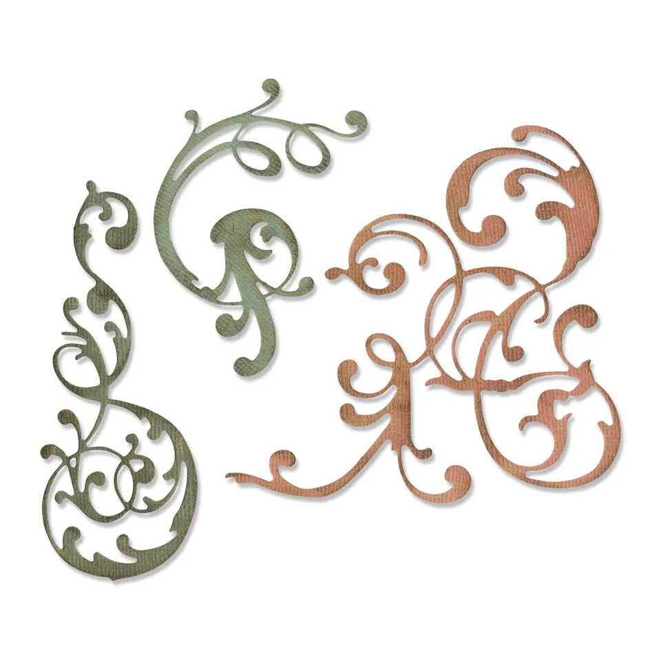 sizzix-thinlits-adorned-by-tim-holtz-stanzschablonen-3er-set image 1