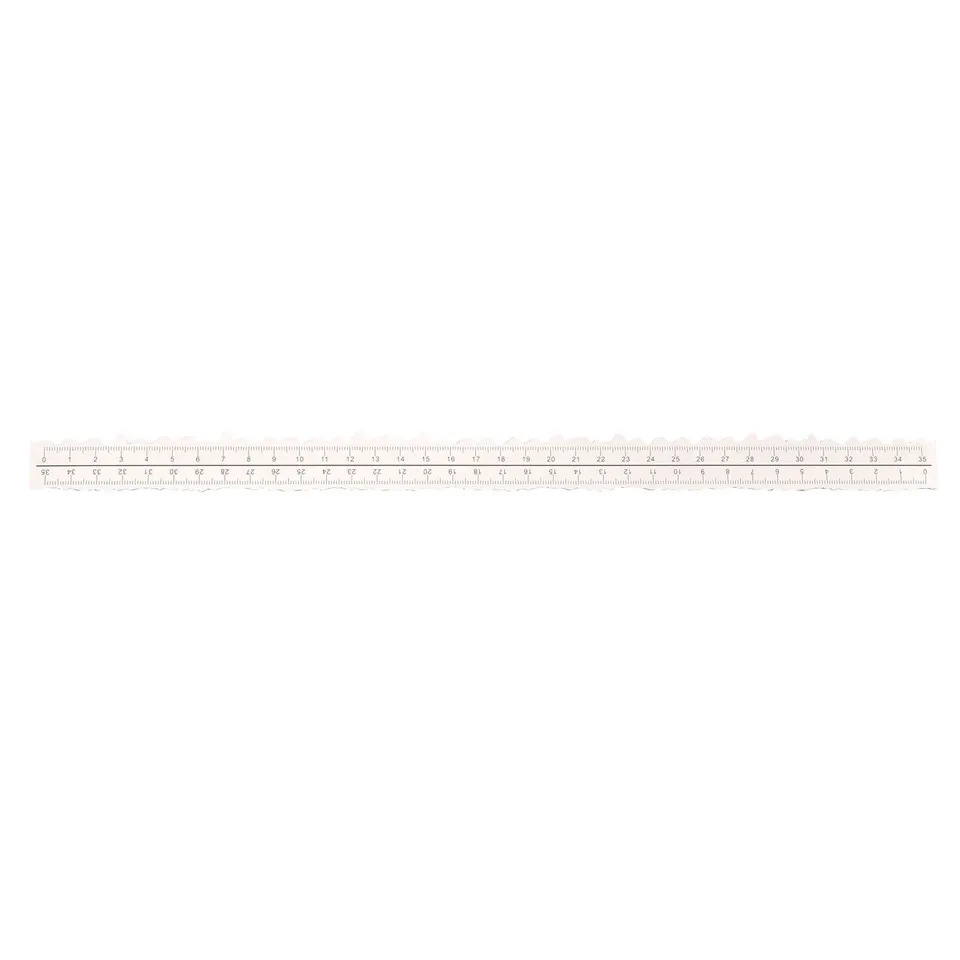 vaessen-florence-papier-rei-lineal-alu-35cm-silber-extra-lang image 1
