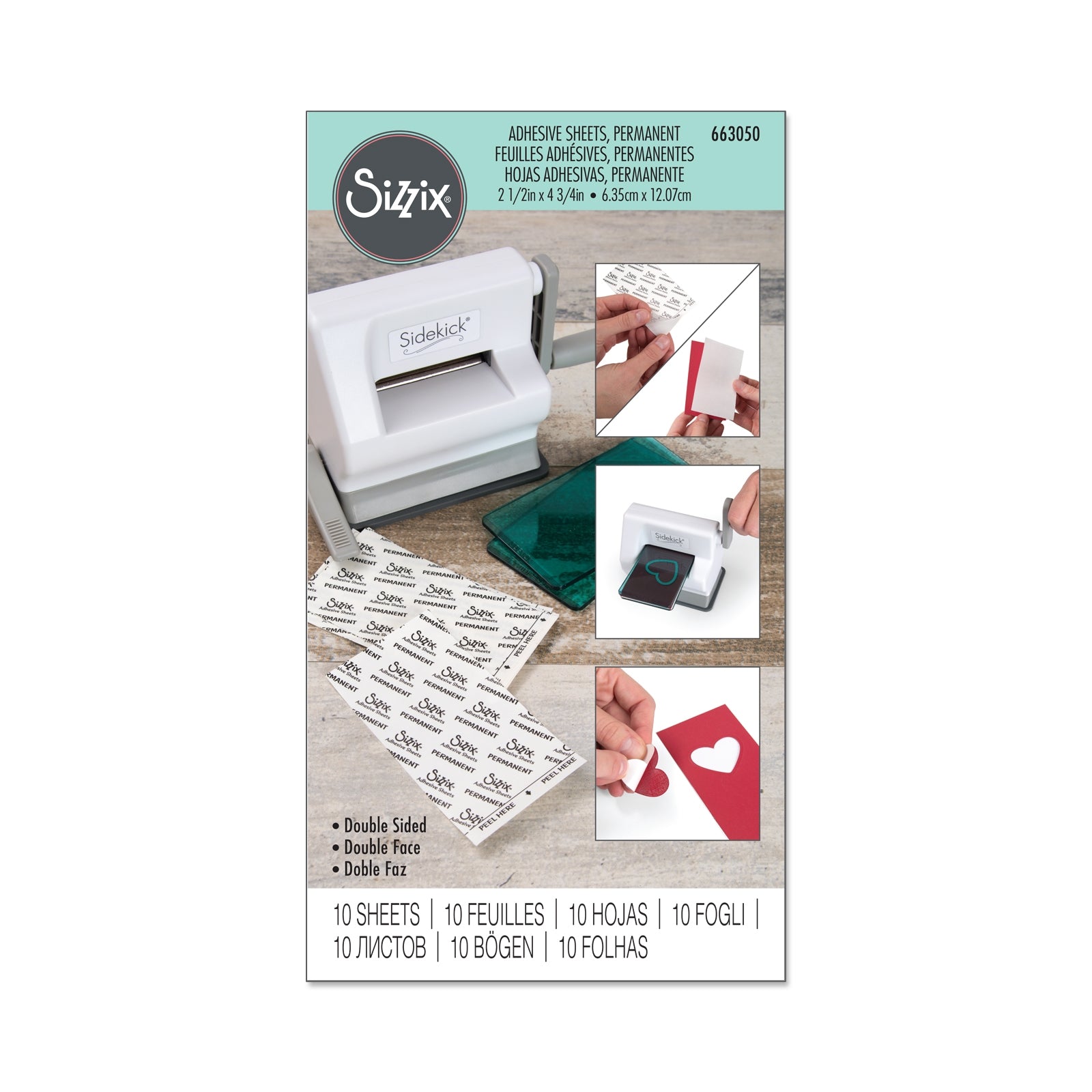 sizzix-klebeb-gen-adhesive-sheets-permanent-10-blatt-6-35x12cm image 2