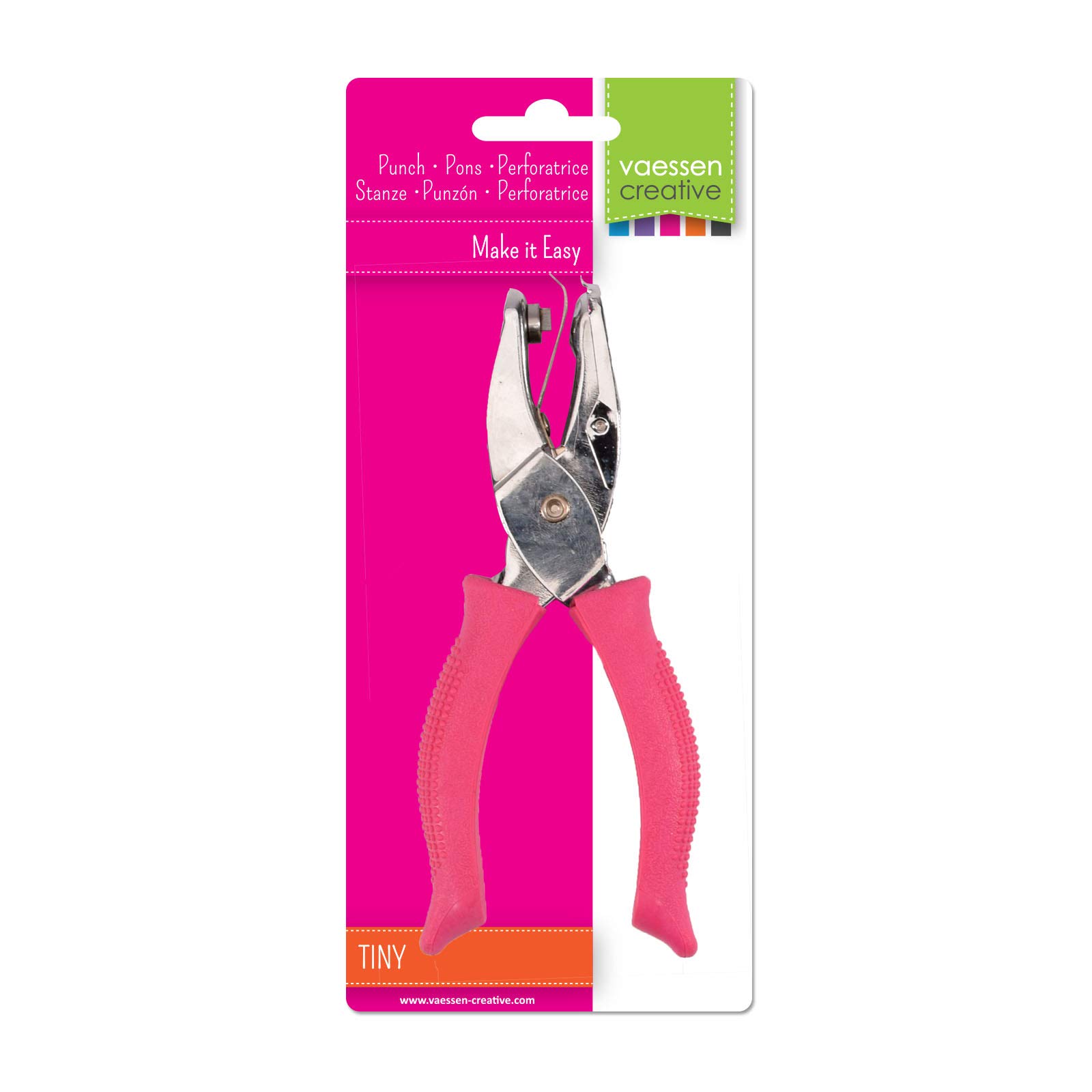 vaessen-creative-cut-easy-stanzzange-dreieck-5-mm-rosa image 4