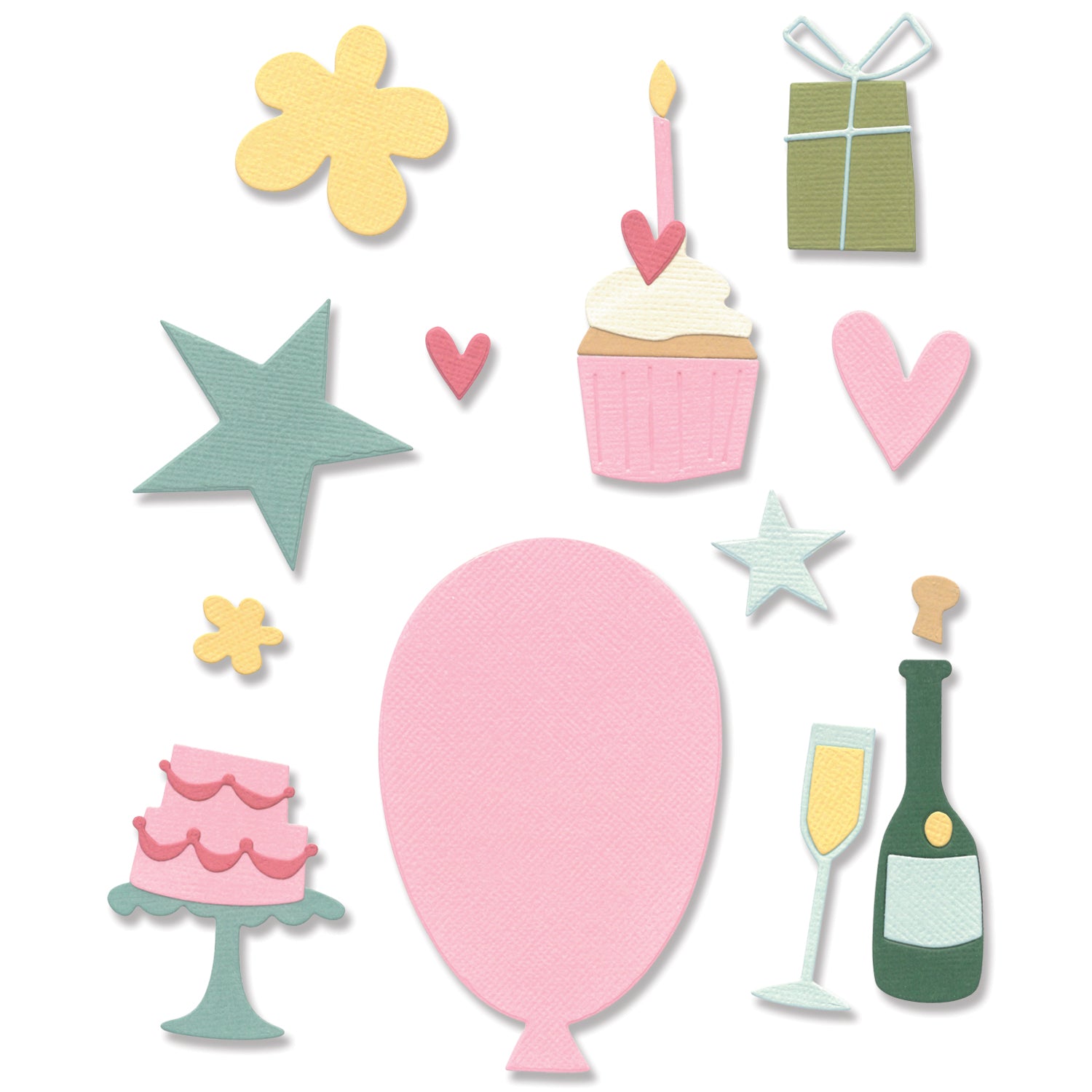 sizzix-thinlits-fabulous-everyday-shapes-stanzset-21-teilig image 1
