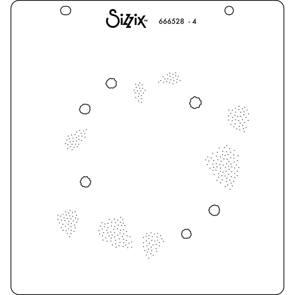 sizzix-layered-stencils-strawberry-wreath-schablone-4-tlg image 5