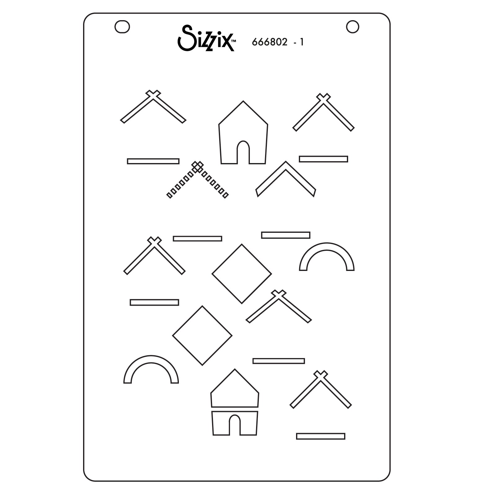 sizzix-layered-stencils-good-place-to-land-a6-4er-set image 5