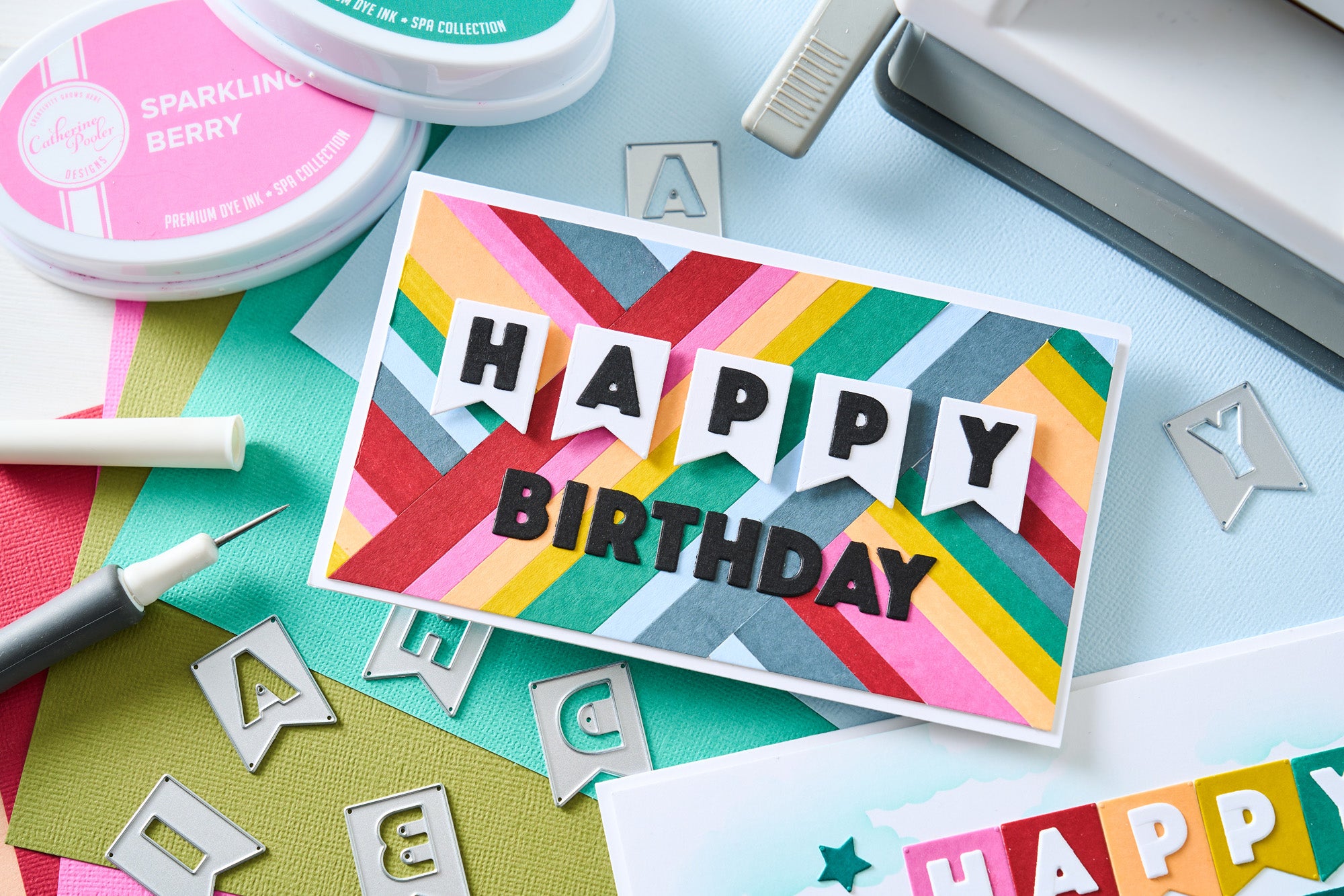sizzix-thinlits-birthday-bunting-stanzschablonen-17tlg-geburtstag image 4