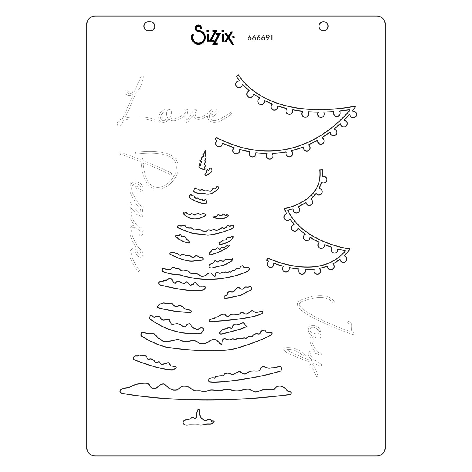 sizzix-a5-cosmopolitan-christmas-stempelset-16tlg-schablone image 4