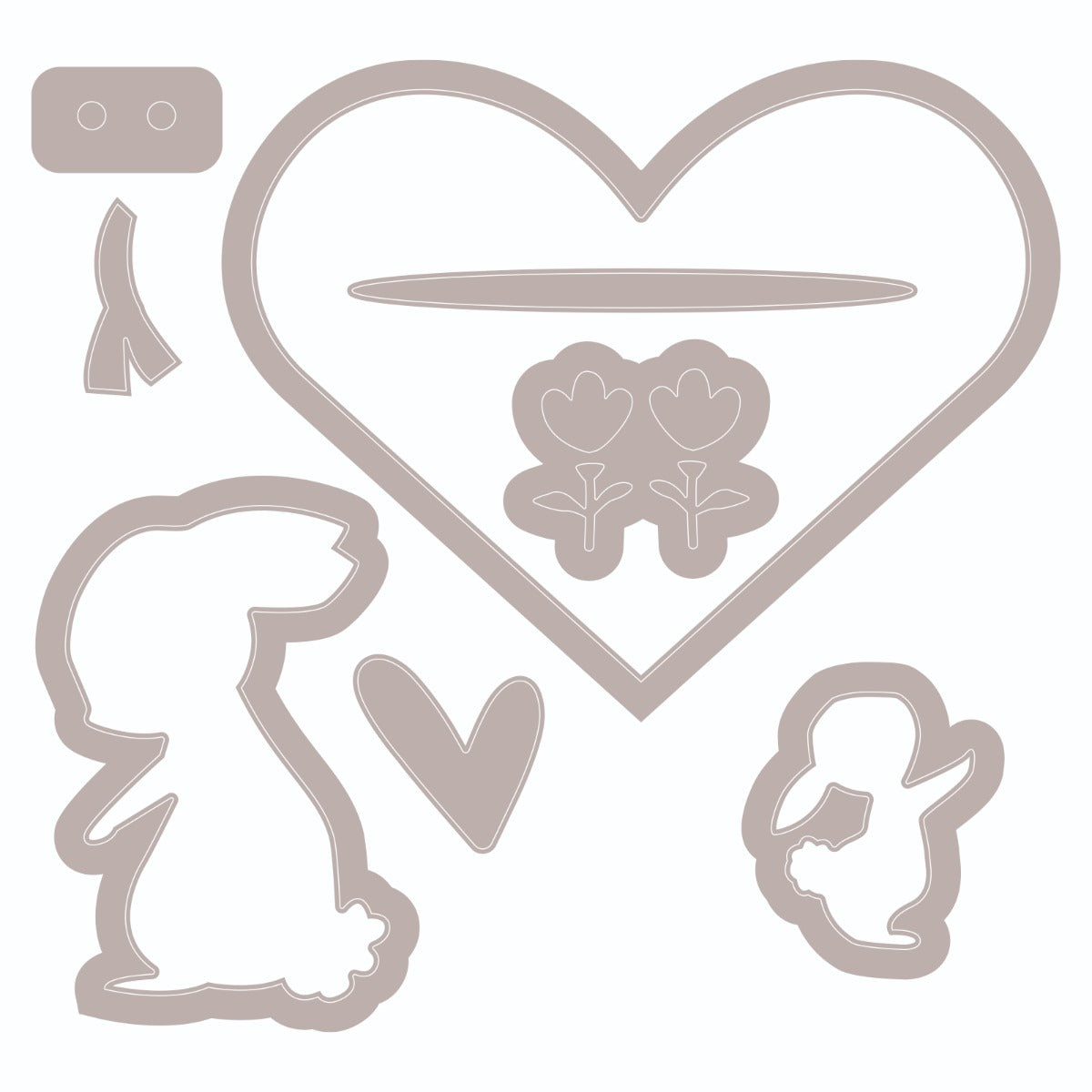 sizzix-framelits-bunny-love-stanzschablonen-mit-stempel-hasen-ostern image 2
