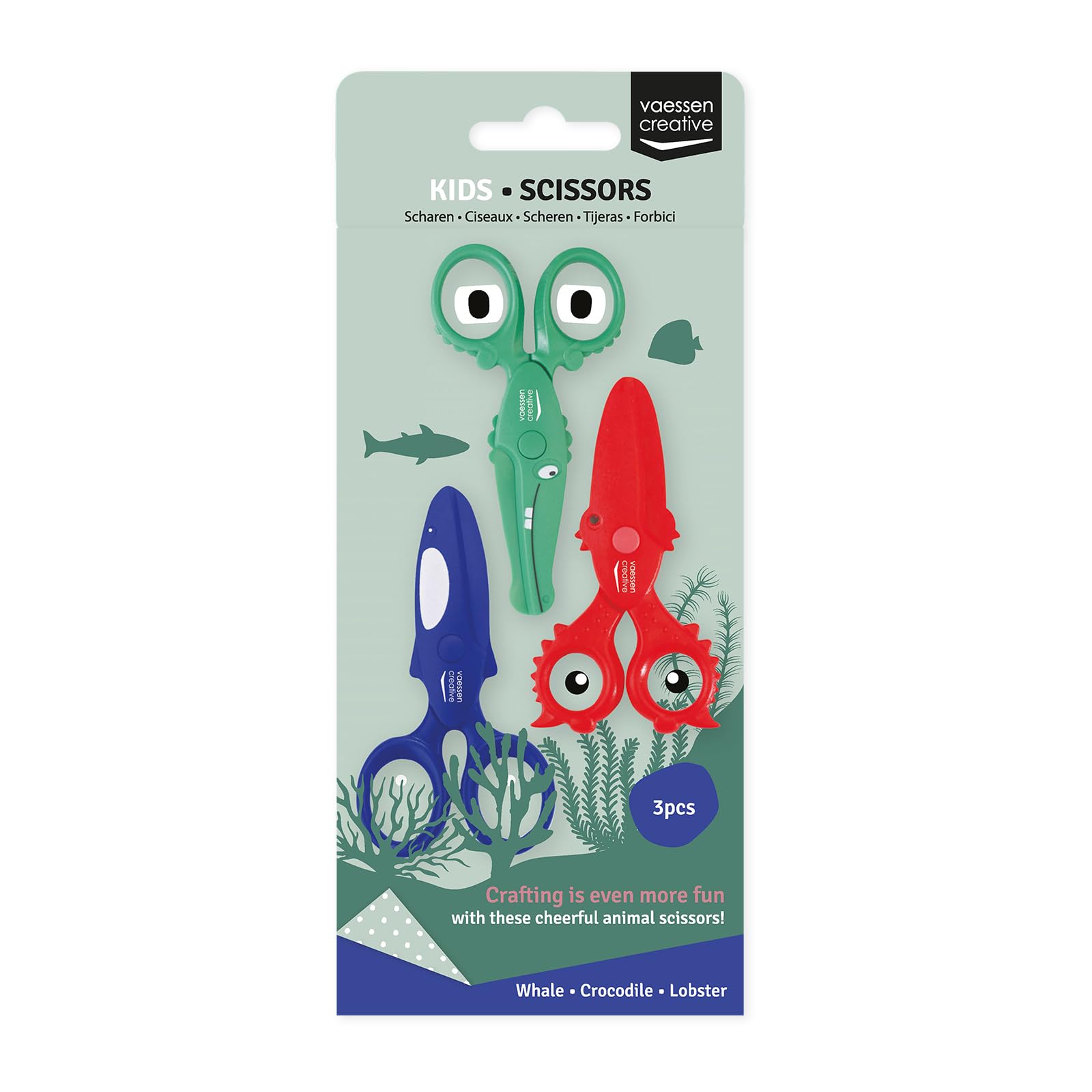 vaessen-creative-cut-easy-kinderscheren-set-3-st-tier-12-cm-ab-3-j image 7