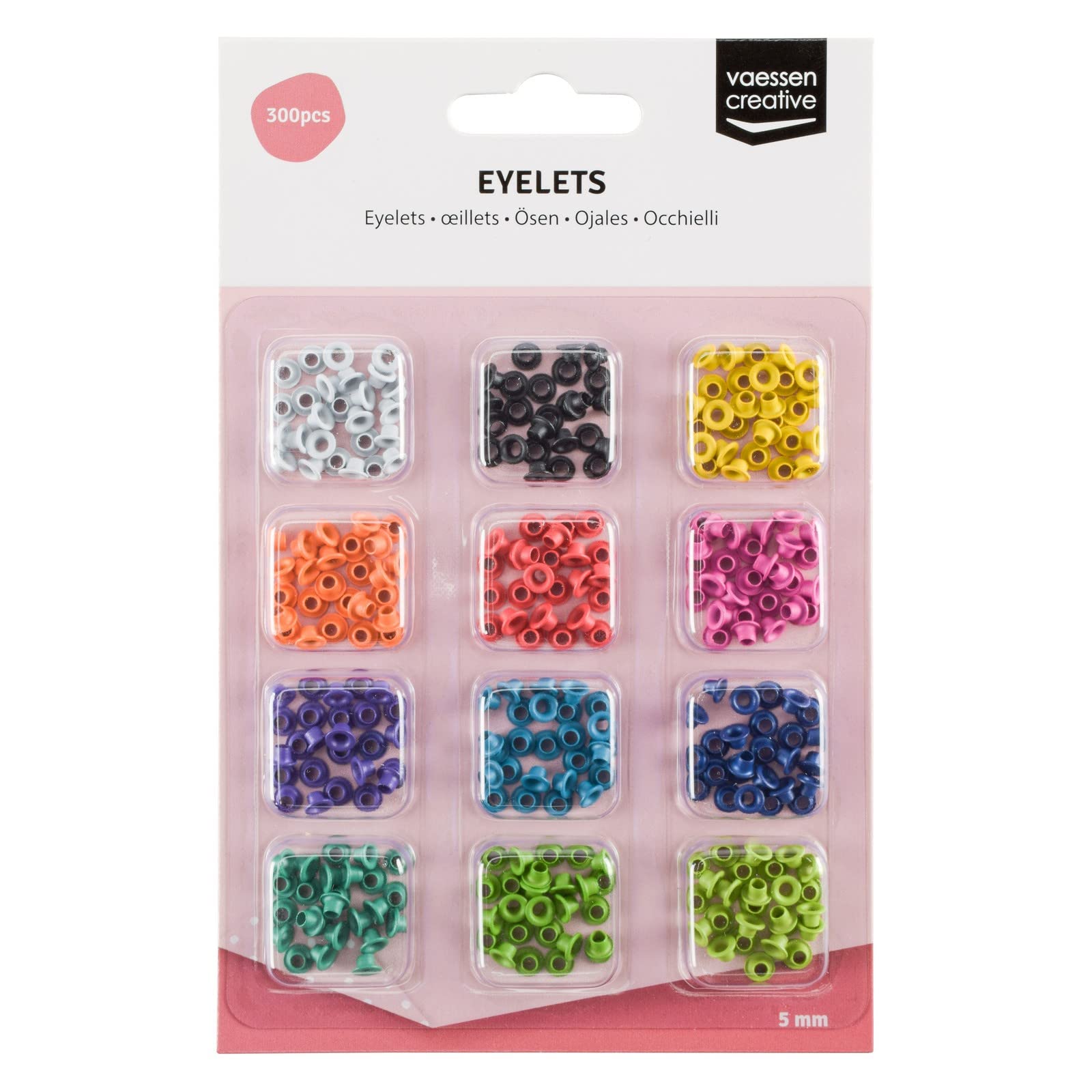 vaessen-florence-sen-set-12-farben-x-300-st-ck-metall-brillant image 2