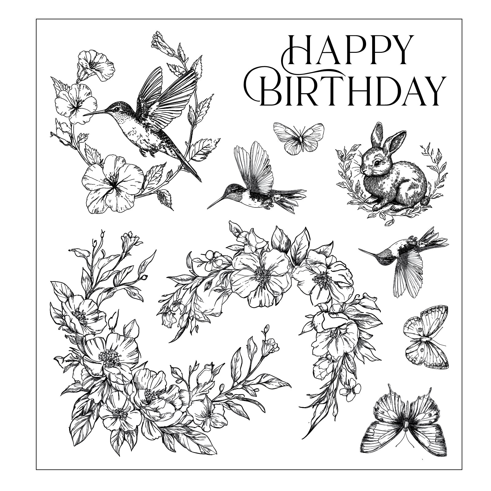 sizzix-birthday-blooms-clear-stamps-willow-wolfe-10tlg-geburtstag image 4
