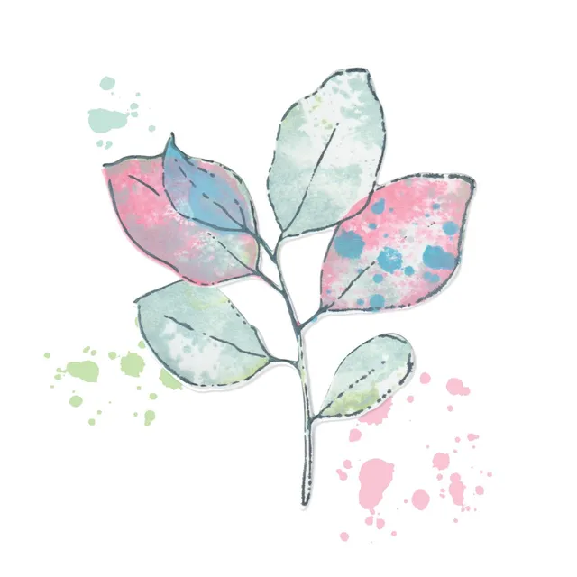 sizzix-framelits-painted-pencil-leaves-stempelset-bl-tter-11-tlg image 1