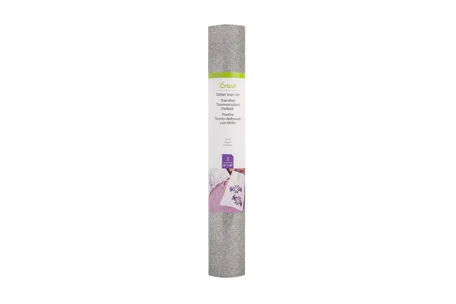 cricut-glitzer-b-gelfolie-silber-30-5-x-48-3-cm-12-x-19-heat-transfer-vinyl-gl-n image 1
