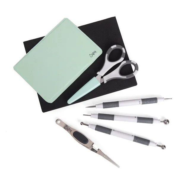 sizzix-making-tool-paper-sculpting-kit-blumen-7er-set image 1