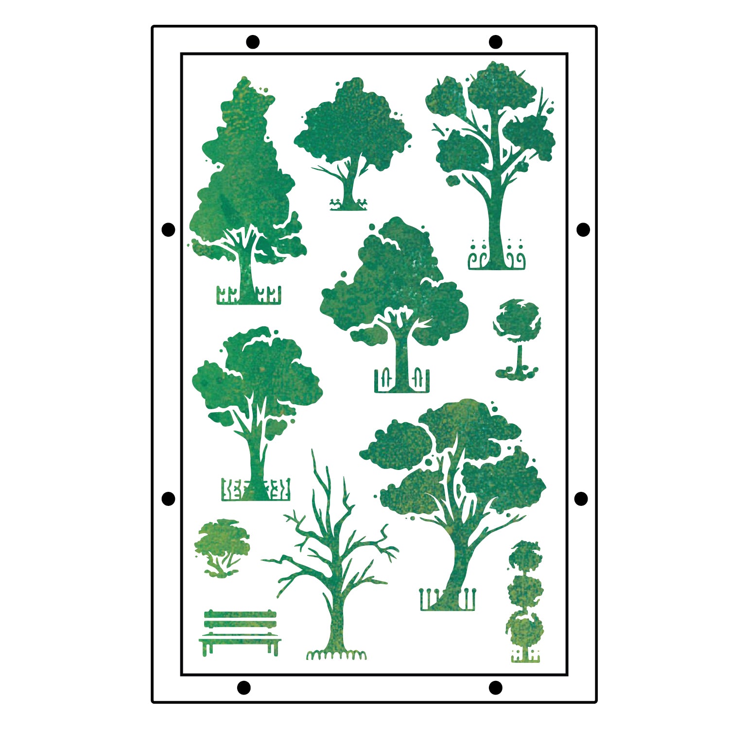sizzix-studio-city-life-clear-stamps-20-tlg-schablonen-3-tlg-stadt image 3