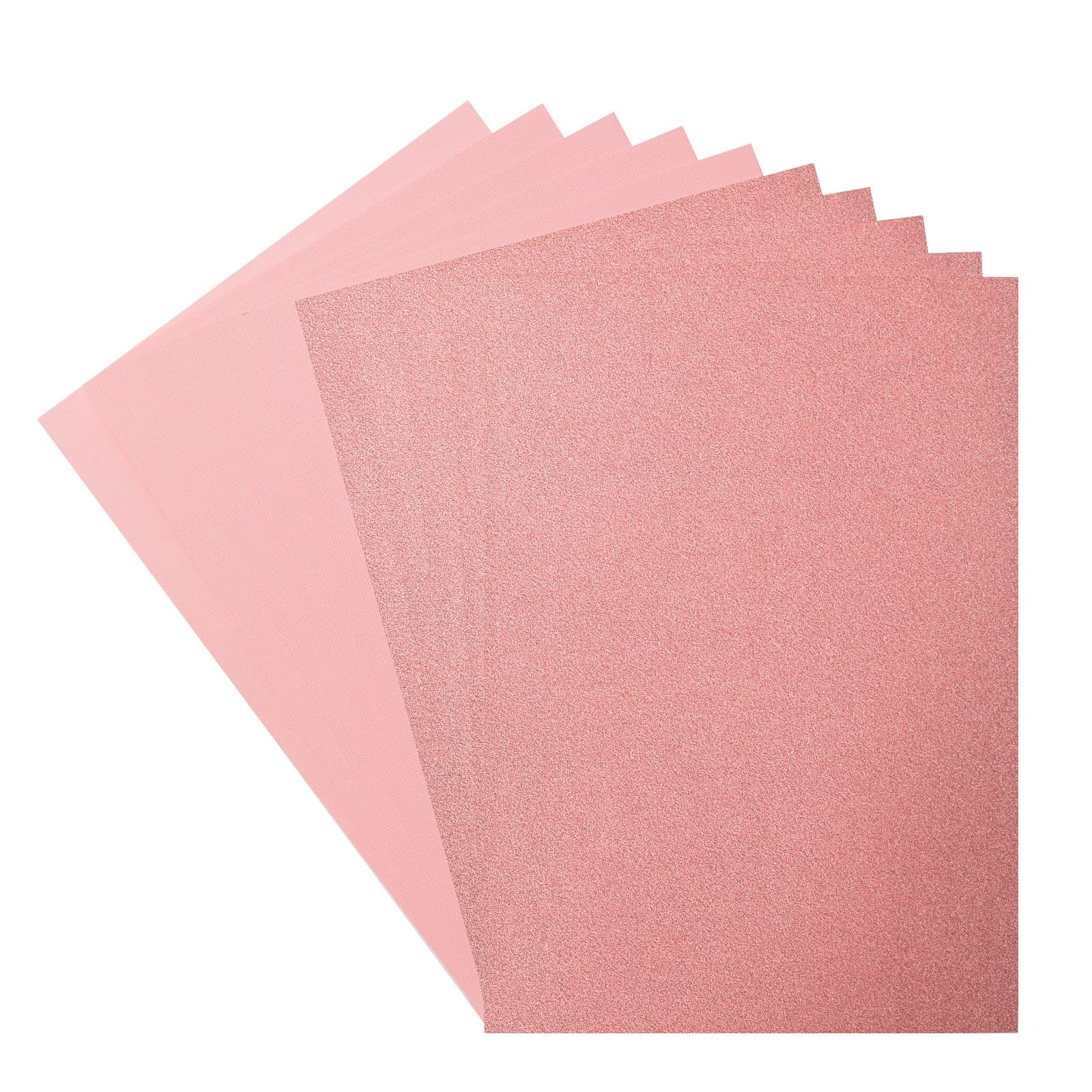 vaessen-florence-glitzerpapier-rose-a4-10-st-ck-216-250g image 1