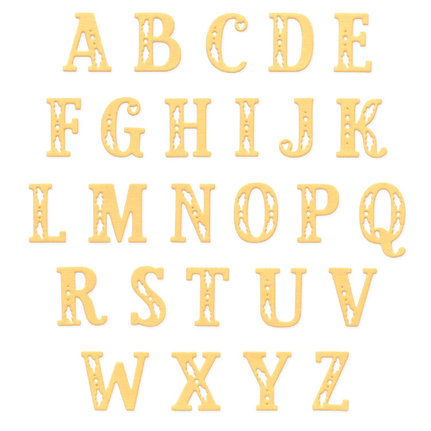 sizzix-thinlits-stanzschablonen-folk-alphabet-buchstaben-26-tlg image 1