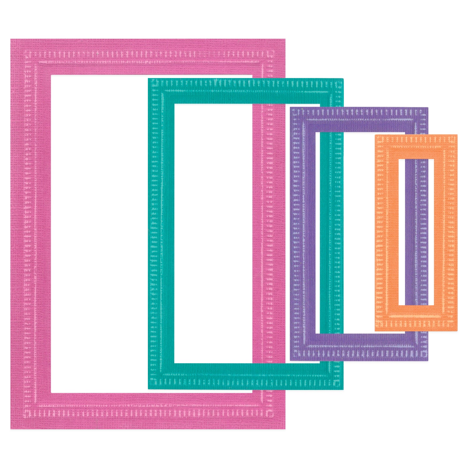 sizzix-framelits-renee-deco-rechtecke-stanzschablonen-9tlg image 1
