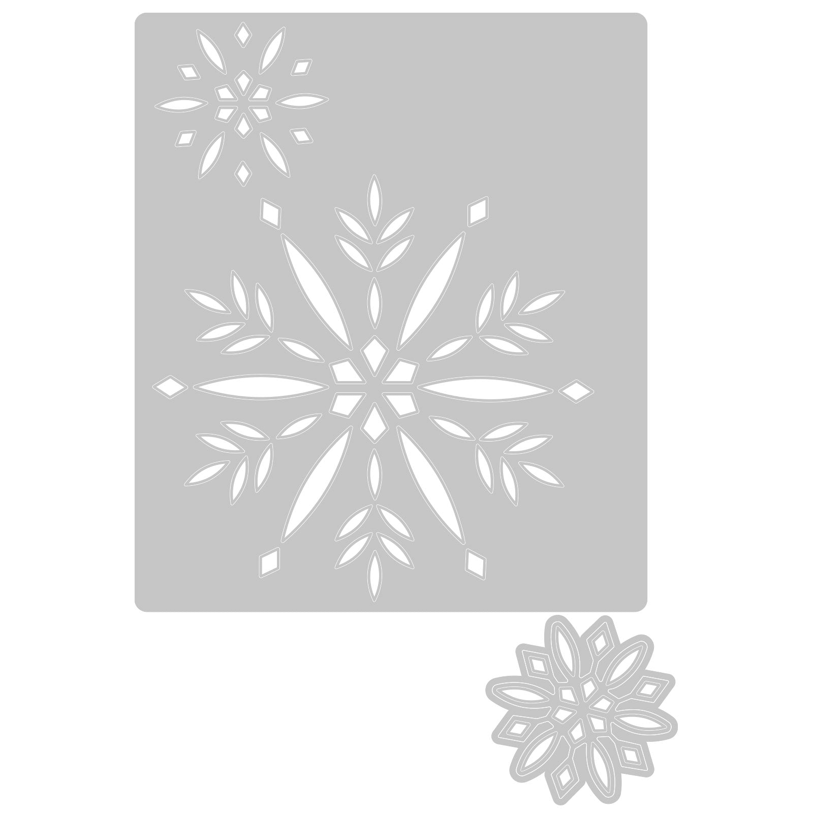 sizzix-thinlits-cut-out-snowflakes-stanzschablonen-2er-set-schneeflocken image 2
