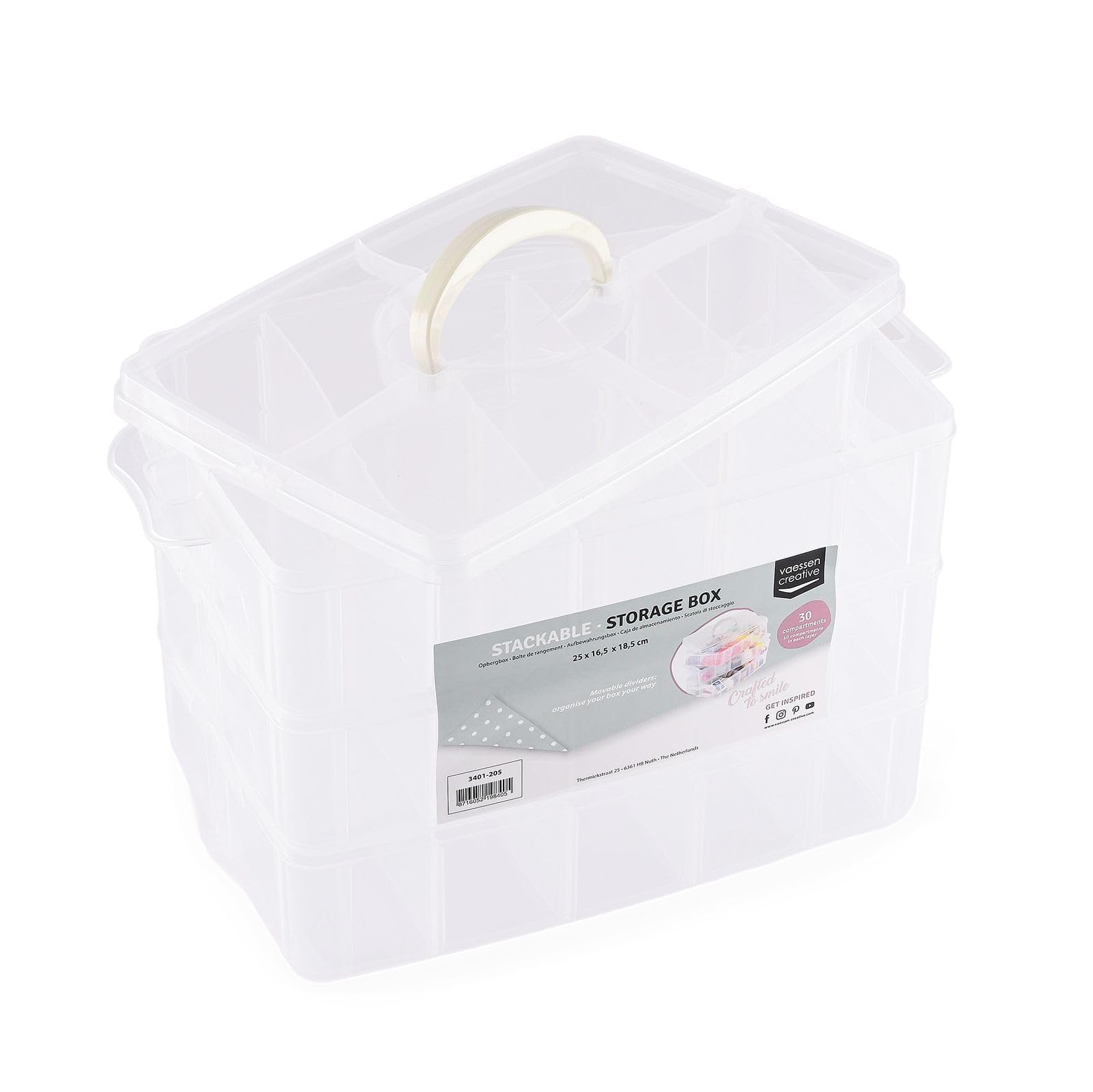 vaessen-florence-aufbewahrungsbox-transparent-30-f-cher-box image 2