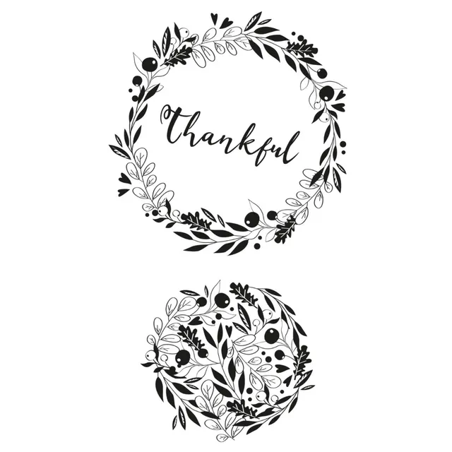 sizzix-clear-stamps-autumn-wreath-stempelset-3-teilig-herbst image 1