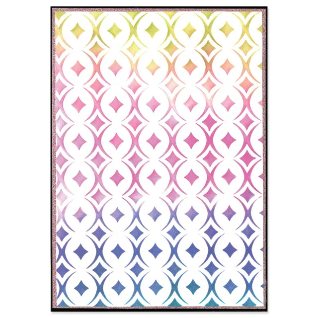 sizzix-a5-cosmopolitan-uptown-adornment-schablone-muster image 1