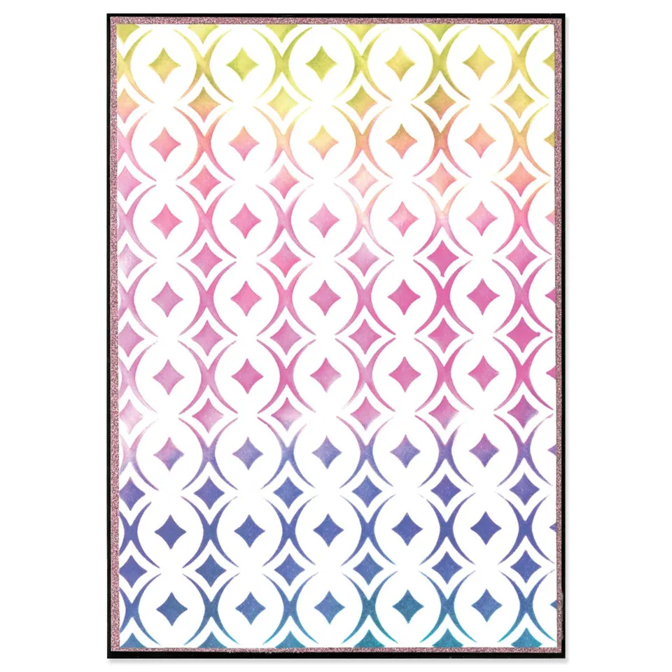 sizzix-a5-cosmopolitan-uptown-adornment-schablone-muster image 1