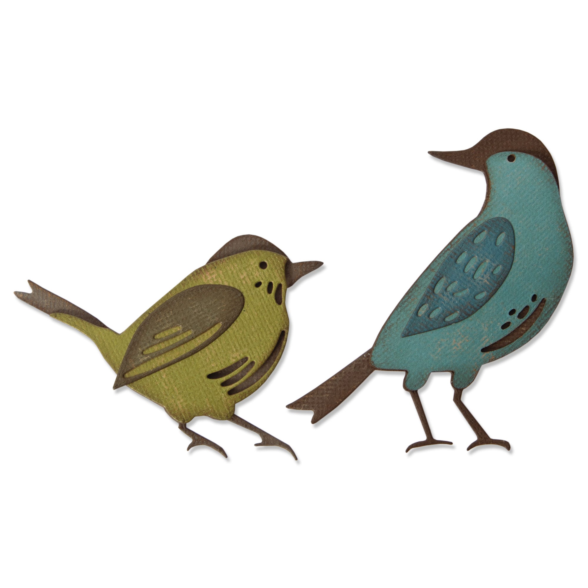 sizzix-thinlits-feathered-friends-stanzen-6tlg-v-gel image 1