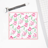 sizzix-layered-stencils-flower-patch-schablonen-4-tlg-blumen image 2