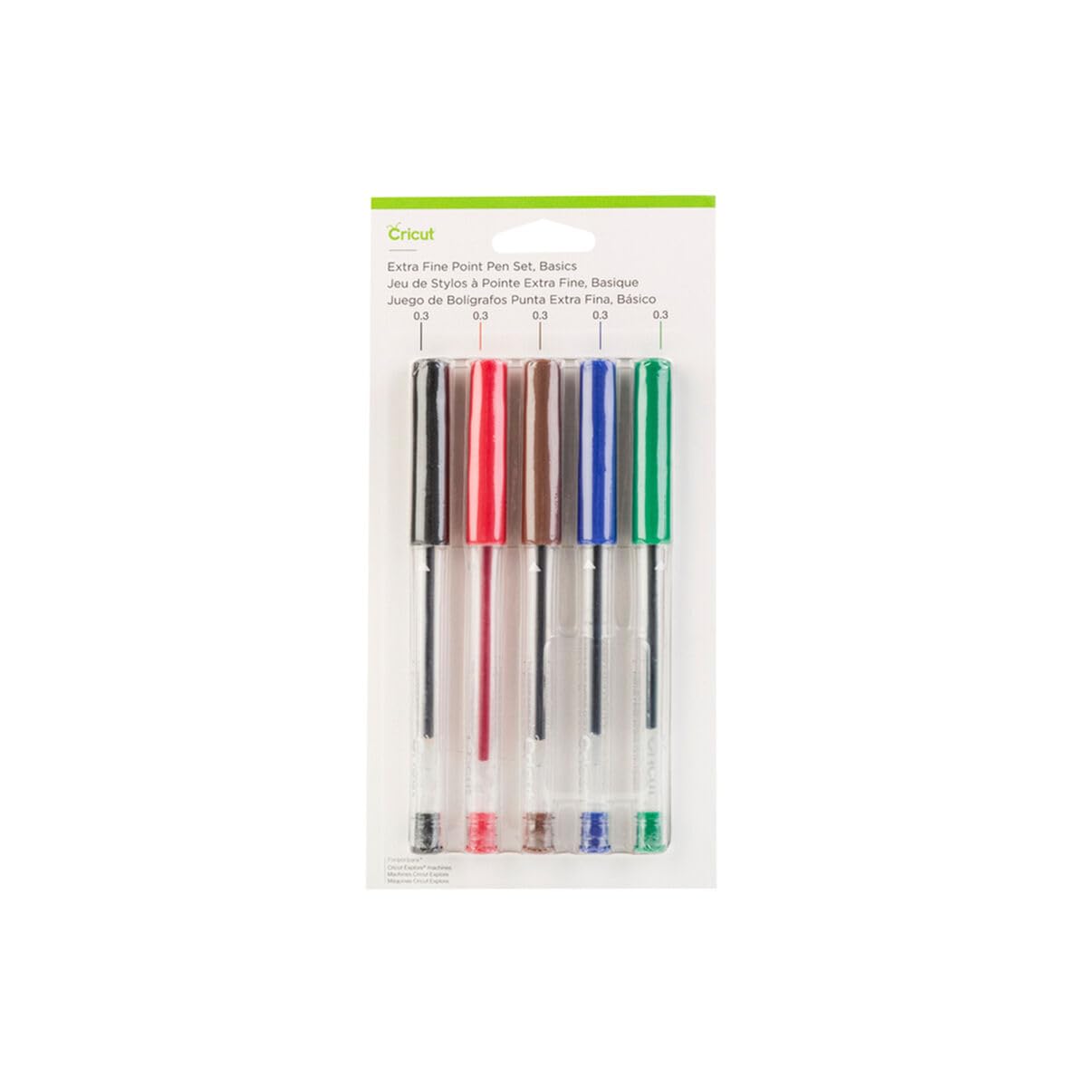 cricut-maker-stifteset-extrafein-0-3mm-5-farben-standard image 1
