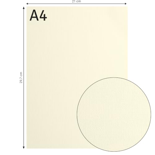 vaessen-creative-florence-tonkarton-a4-raffia-beige-25-b-gen-textur image 6