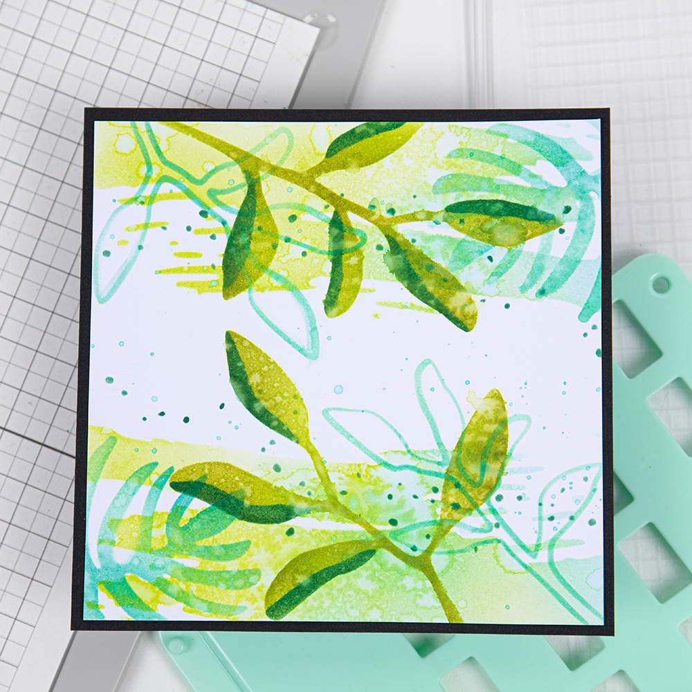 sizzix-layered-stencils-watercolor-leaves-schablonen-4er-bl-tter image 3