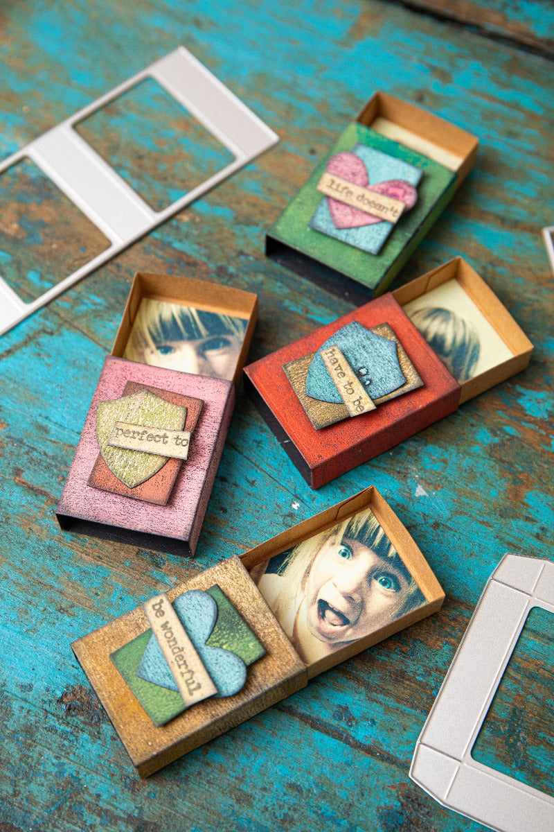sizzix-thinlits-vault-matchbox-stanzformen-10tlg-tim-holtz image 3