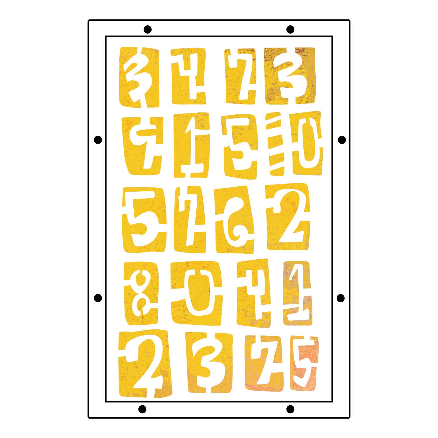 sizzix-studio-strength-in-numbers-stempel-11tlg-schablonen image 4