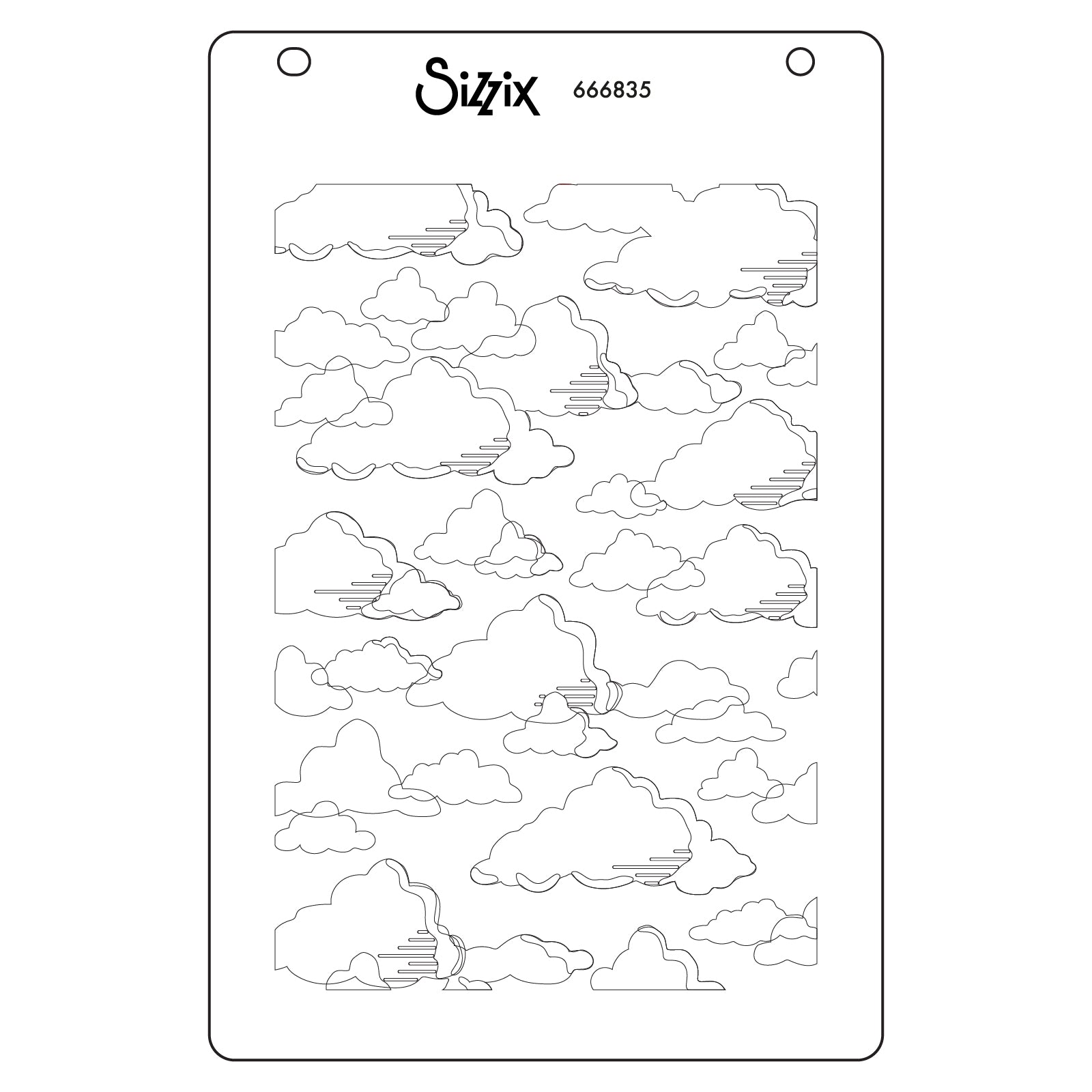 sizzix-layered-stencils-in-the-clouds-schablonen-a6-4er-wolken image 2