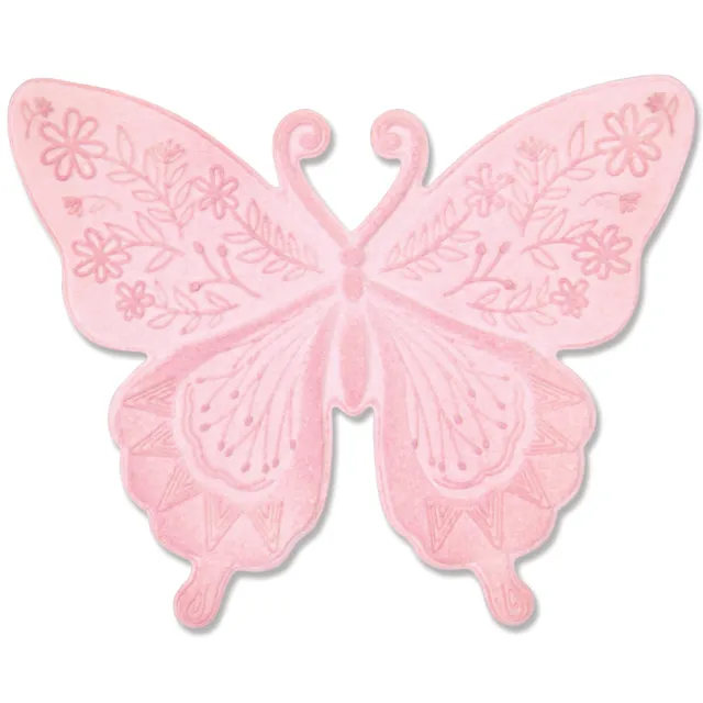 sizzix-3-d-impresslits-floral-butterfly-pr-gefolder image 1