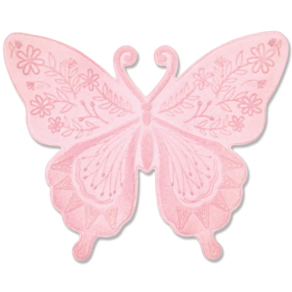 sizzix-3-d-impresslits-floral-butterfly-pr-gefolder image 1