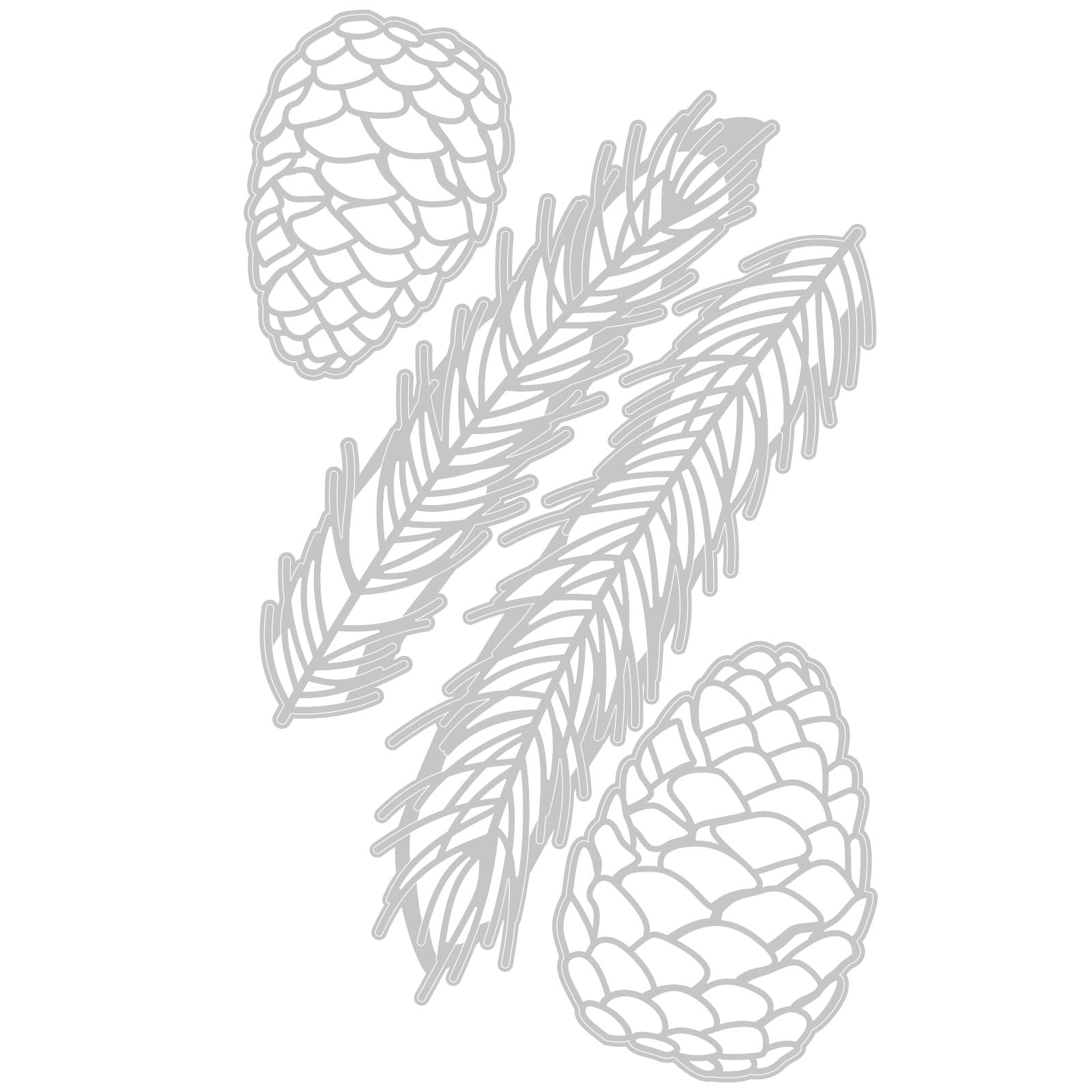 sizzix-thinlits-stanzschablonen-pine-branch-tannenzweig-4tlg image 2