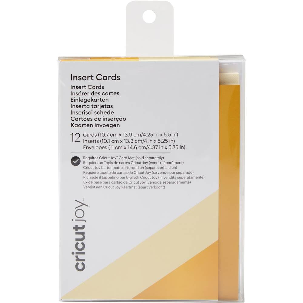 cricut-joy-einlegekarten-creme-gunmetal-a2-12-karten image 1