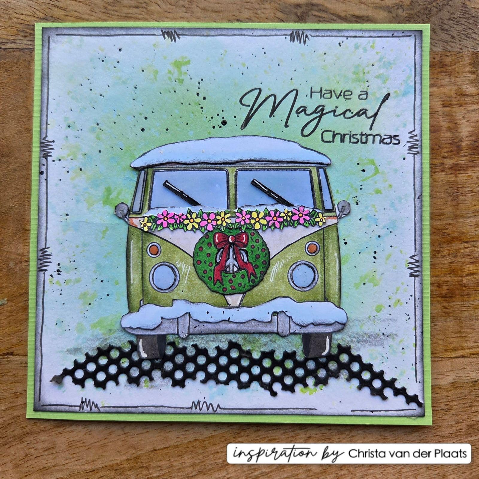 vaessen-creative-cut-easy-hippie-bus-silikonstempel-13-tlg-klar image 4