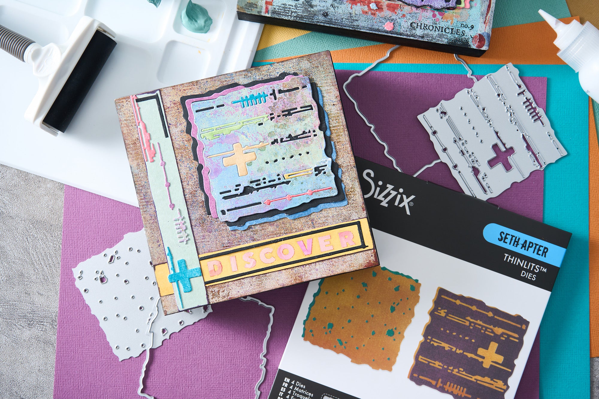 sizzix-thinlits-paper-cutz-1-seth-apter-stanzform-4-tlg-grunge image 3