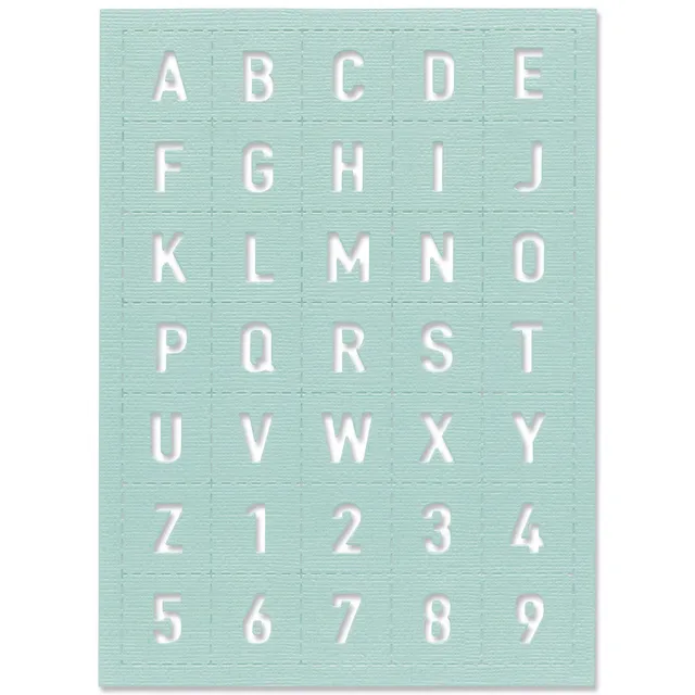 sizzix-thinlits-tile-alphanumeric-buchstaben-stanzen-eileen-hull image 1